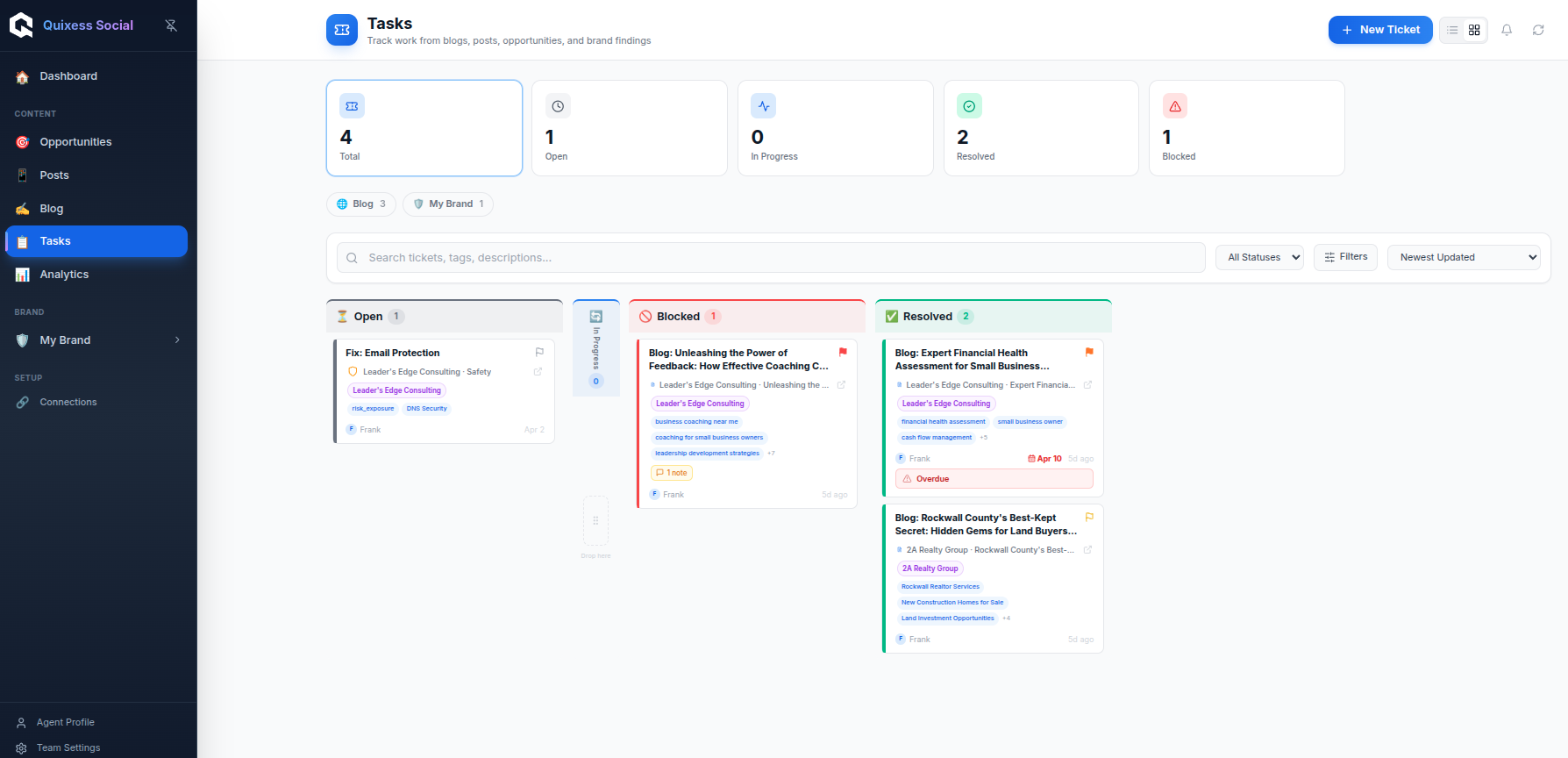 Tasks